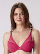 Delicate Lace Underwired T-shirt Bra - Watermelon