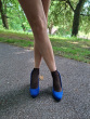 Spot Net Anklet - Black