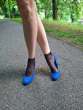 Spot Net Anklet - Black