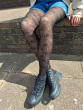 Cobweb Tights - Black