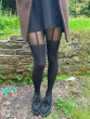 Suspender Tights - Black