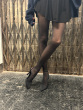 Sparkle Tights - Black/Silver