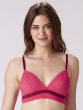 Delicate Lace Non Wired Bra - Watermelon