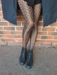 Cubist Chevron Pattern Tight - Black