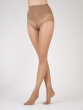 In Shape 20 Denier Patterned Brief Medium Shaper Tight - Nude