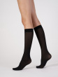 Everyday 40 Denier Opaque Knee Highs 2 Pair Pack - Black