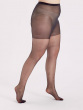 Curves Ladder Resist 15 Denier Tights 3 Pair Pack - Barely Black