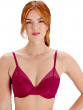 Botanical Lace High Apex Bra - Fuchsia