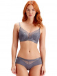 Botanical Lace Non Wired Triangle Bra - Nightshade