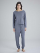 Botanical Lace Lounge Pant - Nightshade