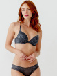Graphic Mesh Moulded T-Shirt Bra - Platinum
