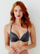 Graphic Mesh Moulded T-Shirt Bra - Platinum