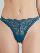 Geo Lace Tanga Thong - Indigo