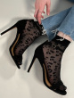 Animal Pattern Anklets - Black