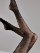 Animal Print Tights - Black
