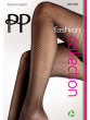 Diamond Pattern Net Tulle Tights - Black