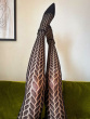 Leaf Net Pattern Tights - Black