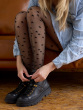 All Over Star Tights - Black