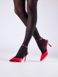 Soft Shimmer Opaque Tights - Black
