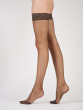 Nylons 10 Denier Lace Top Hold Ups - Barely Black