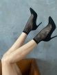Fishnet Anklet - Black