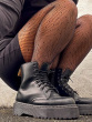 Spot Net Fashion Tights - Navy