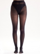 Sparkly Star Back Seam Tights - Black Mix