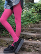 Premium Opaques 60 Denier Coloured Tights 1 Pair Pack - Raspberry