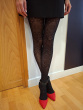 Boho Pattern Tights - Black