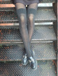 Secret Sock Fashion Tight - Black