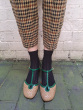 Textured Sheer Socks - Black