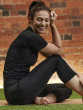 Active-Wear Capri Leggings - Black