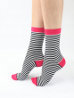 Spot Stripe Mix Bamboo Socks 2 Pair Pack