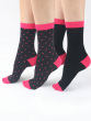 Spot Plain Mix Bamboo Socks 2 Pair Pack