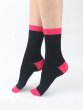 Stripe Plain Mix Bamboo Socks 2 Pair Pack