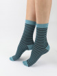 Fairisle Stripe Mix Bamboo Socks 2 Pair Pack