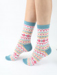 Spot Fairisle Mix Bamboo Socks 2 Pair Pack