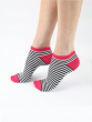 Spot Stripe Mix Bamboo Trainer Liners 2 Pair Pack