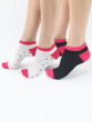 Spot Plain Mix Bamboo Trainer Liners 2 Pair Pack