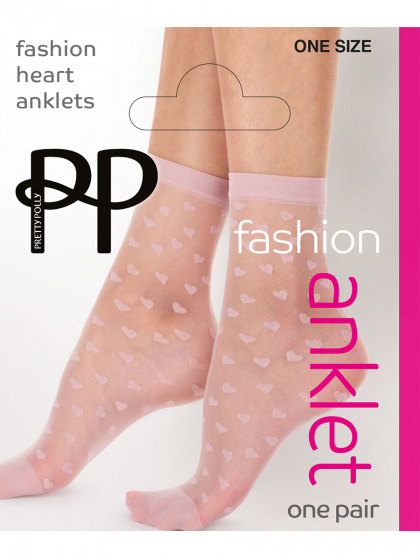 Heart Fashion Anklet - Lilac
