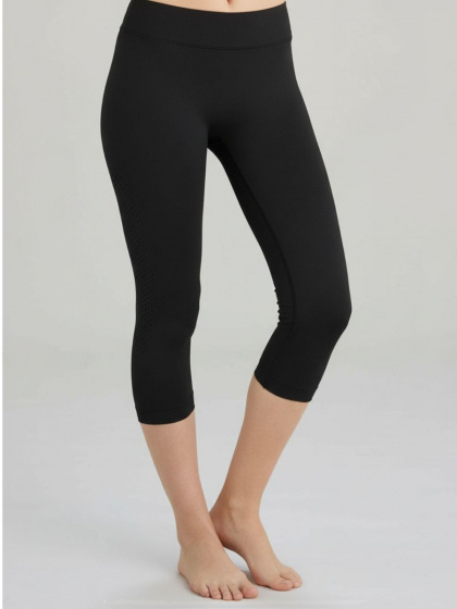 Active-Wear Capri Leggings - Black