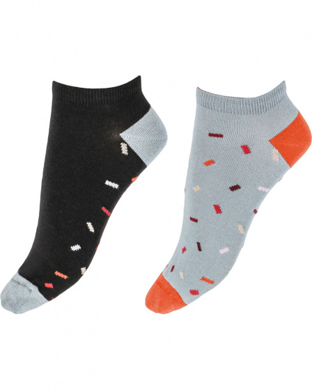 Sprinkle Bamboo Liners 2 Pair Pack - Navy Mix