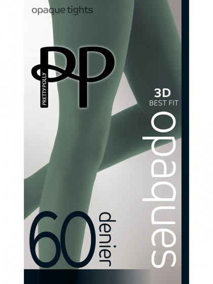 Premium Opaques 60 Denier Coloured Tights 1 Pair Pack - Fern