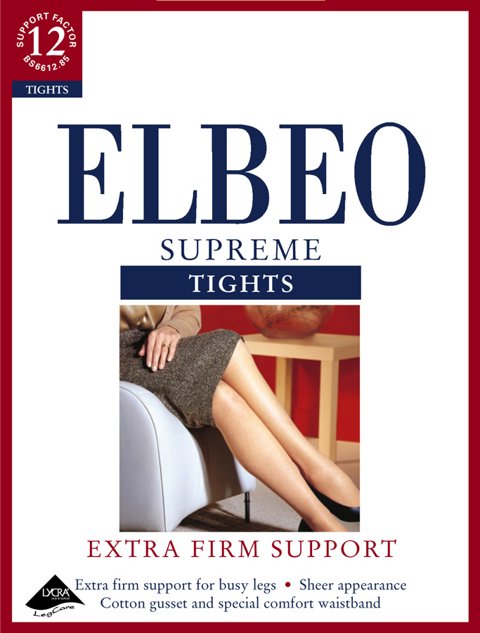 Elbeo 30 Denier Supreme Support Tights - Extra Firm - Haze/Cafe