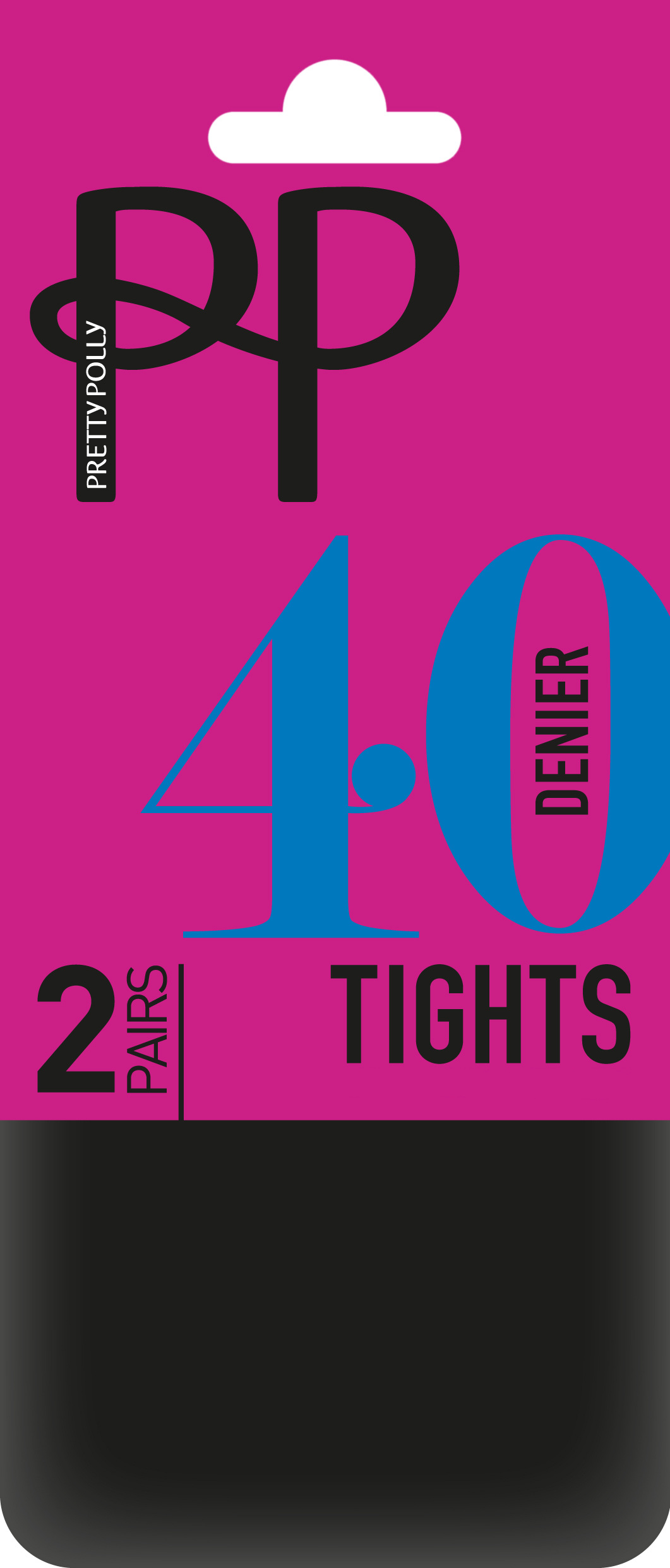 Value for money 2 pair pack Pretty Polly 40 Denier Opaque Tights