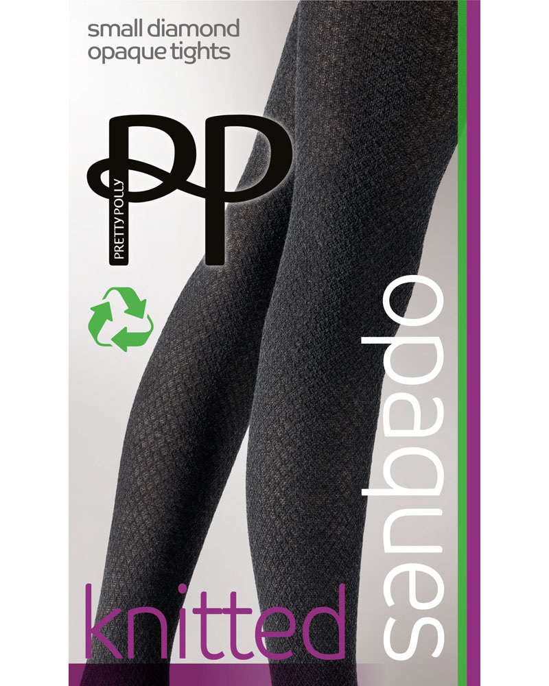 Diamond opaque tights top