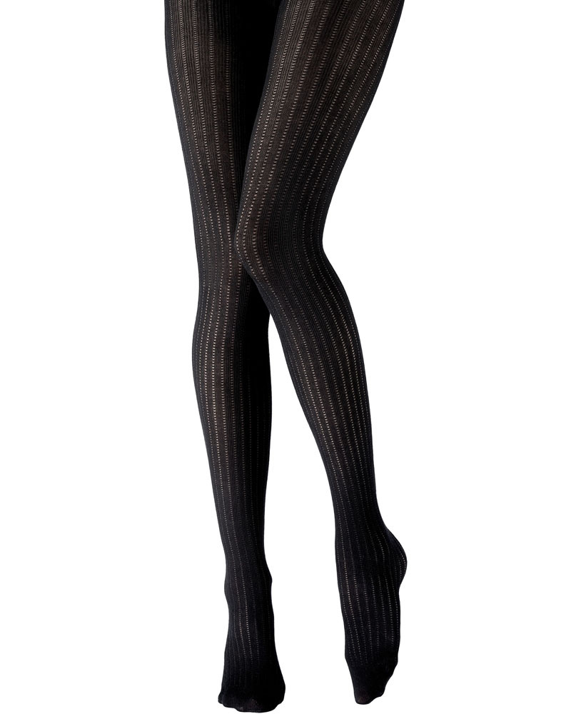 Black knitted tights top