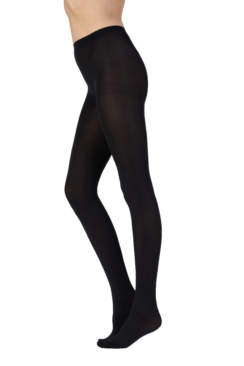 100 denier black opaque tights cheap