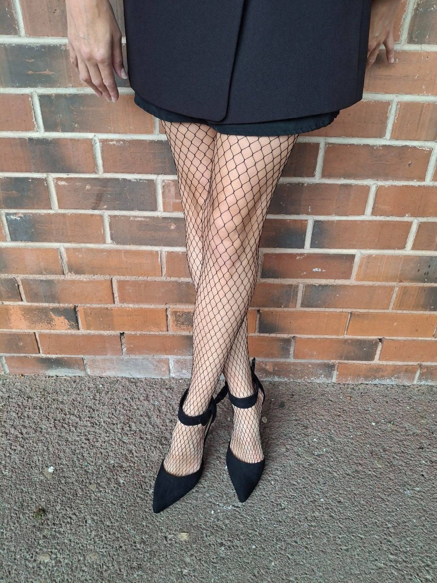 Fishnet Tights Black Fashion Hosiery Pretty Polly