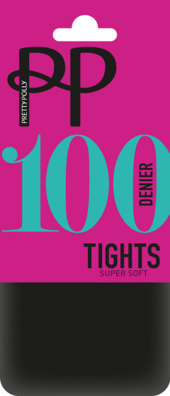 Everyday Opaques 100 Denier Supersoft Tights - Black